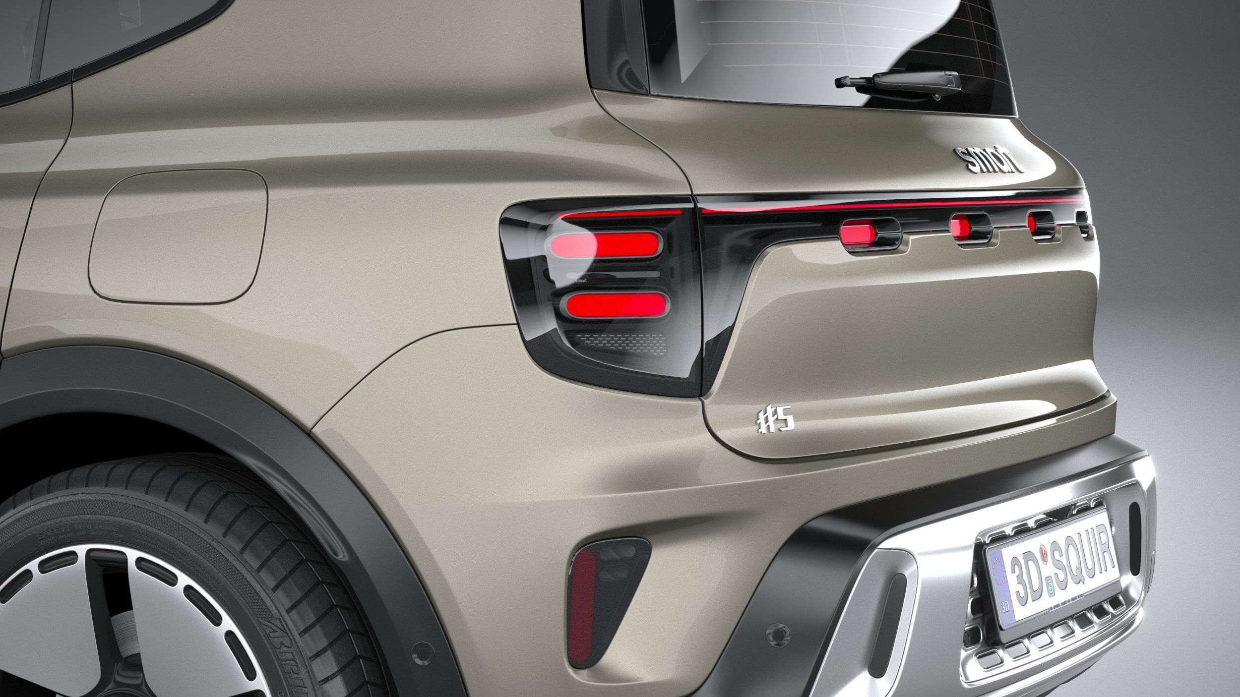 Smart 5 2025 3D model_6