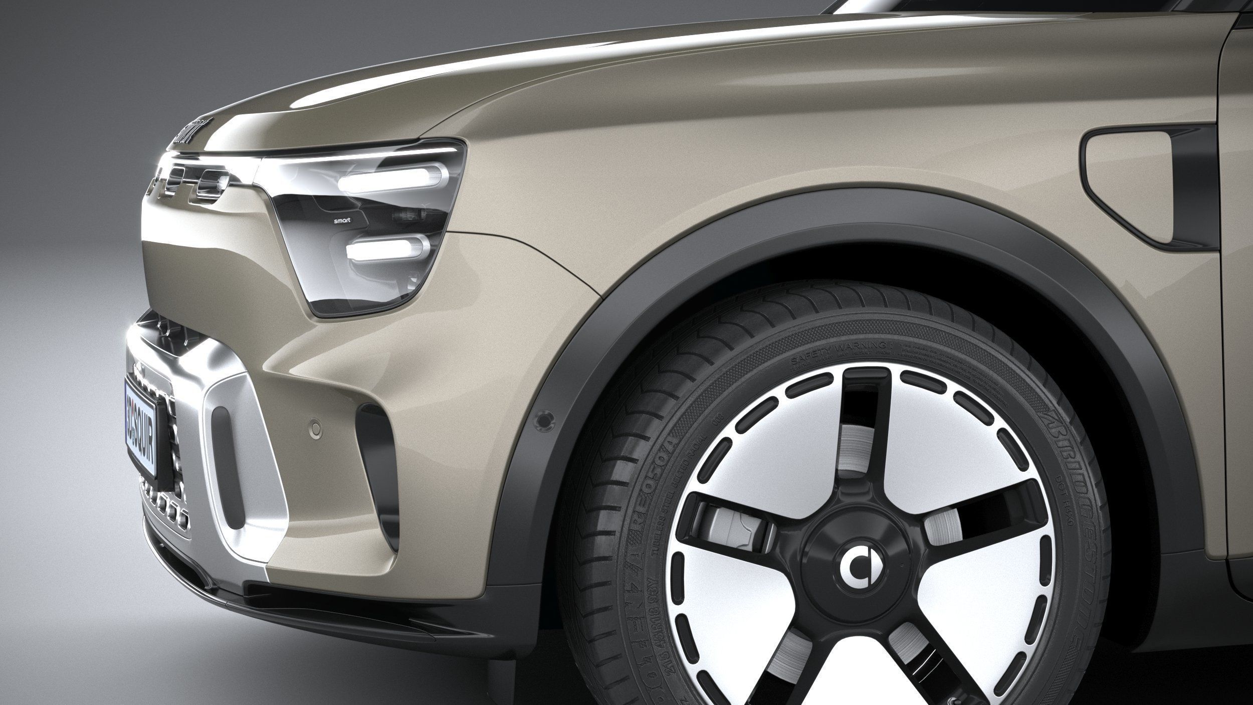 Smart 5 2025 3D model_3