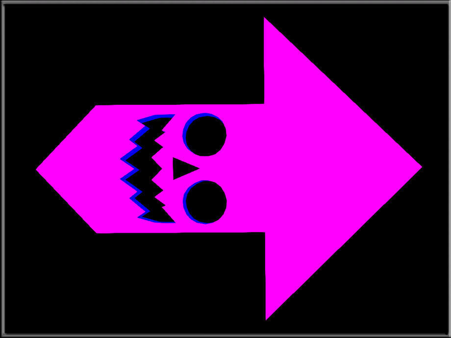 Halloween Arrow Sign 02 Low-poly 3D model_2