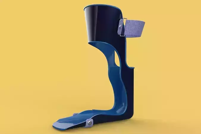 AFO ANKLE FOOT ORTHOSIS GRAFO GROUND REACTION 3D model