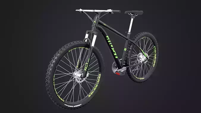 Mountain Bike Low-poly 3D model