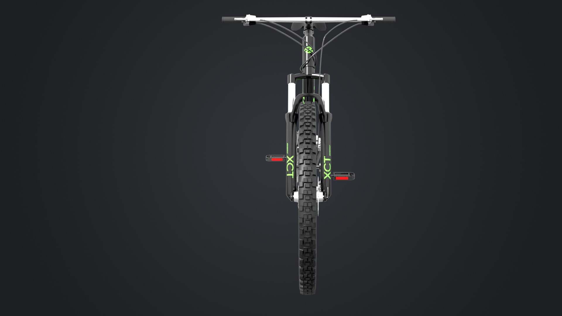Mountain Bike Low-poly 3D model_3