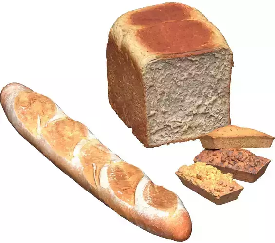 Bread Pack 3D model