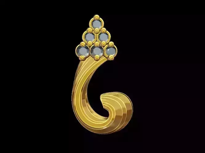 Wave Diamond Pendant