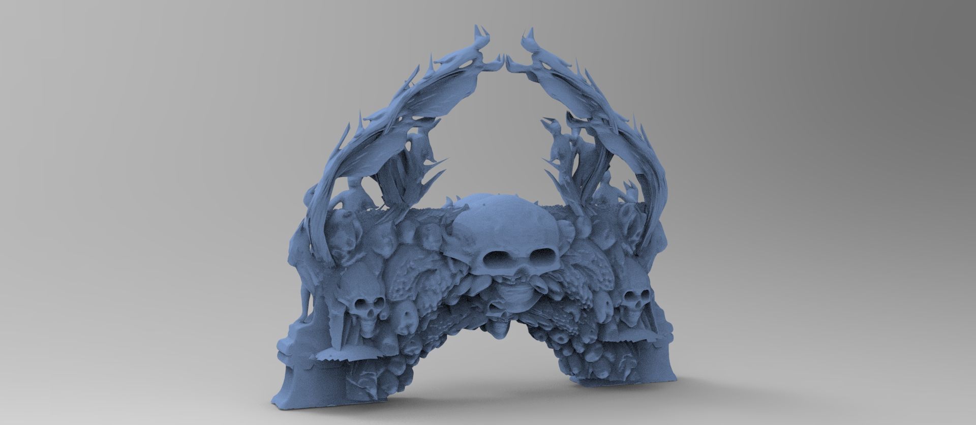 Catacombs of France gateway 2 3D model_1