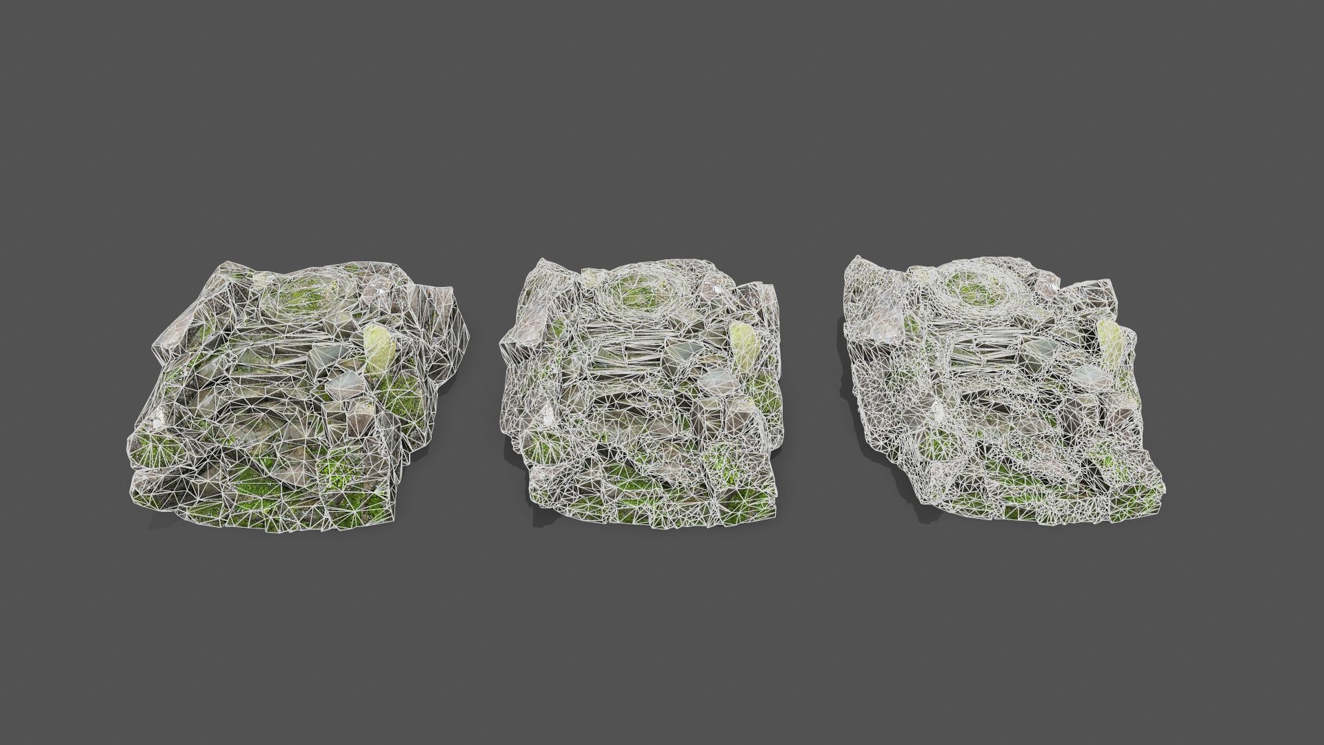 old temple Low-poly 3D model_13