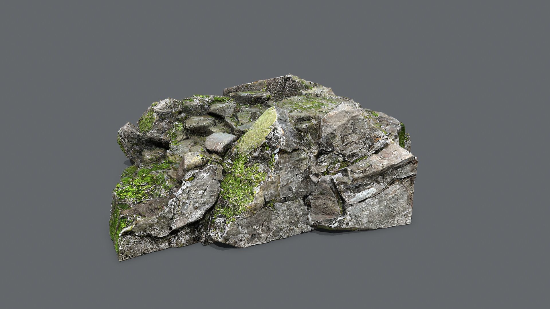 old temple Low-poly 3D model_3