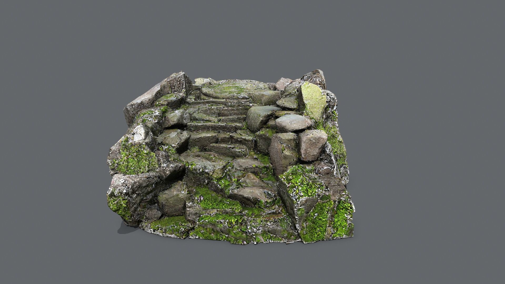 old temple Low-poly 3D model_10