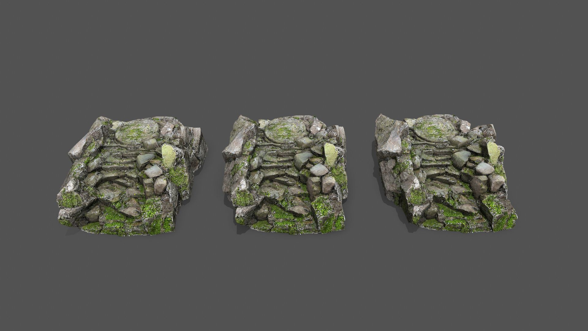 old temple Low-poly 3D model_12