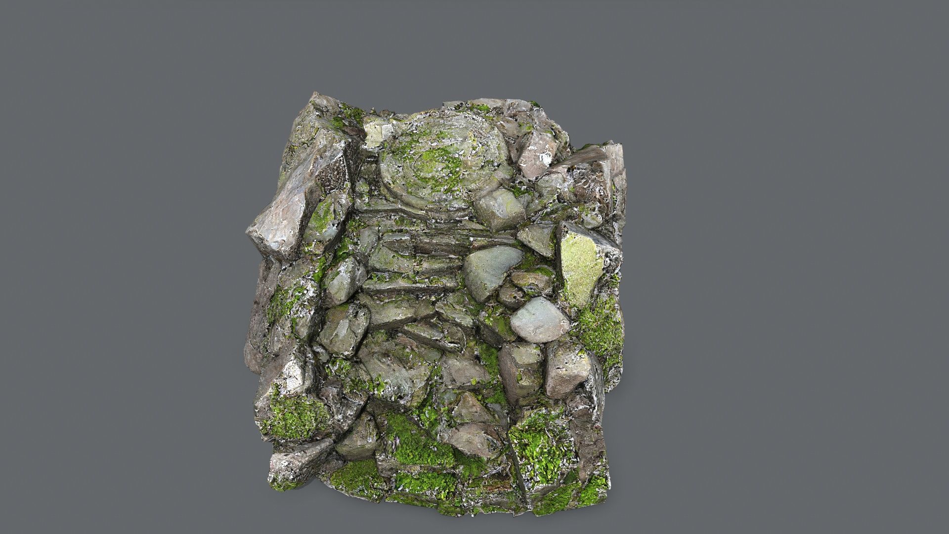 old temple Low-poly 3D model_11