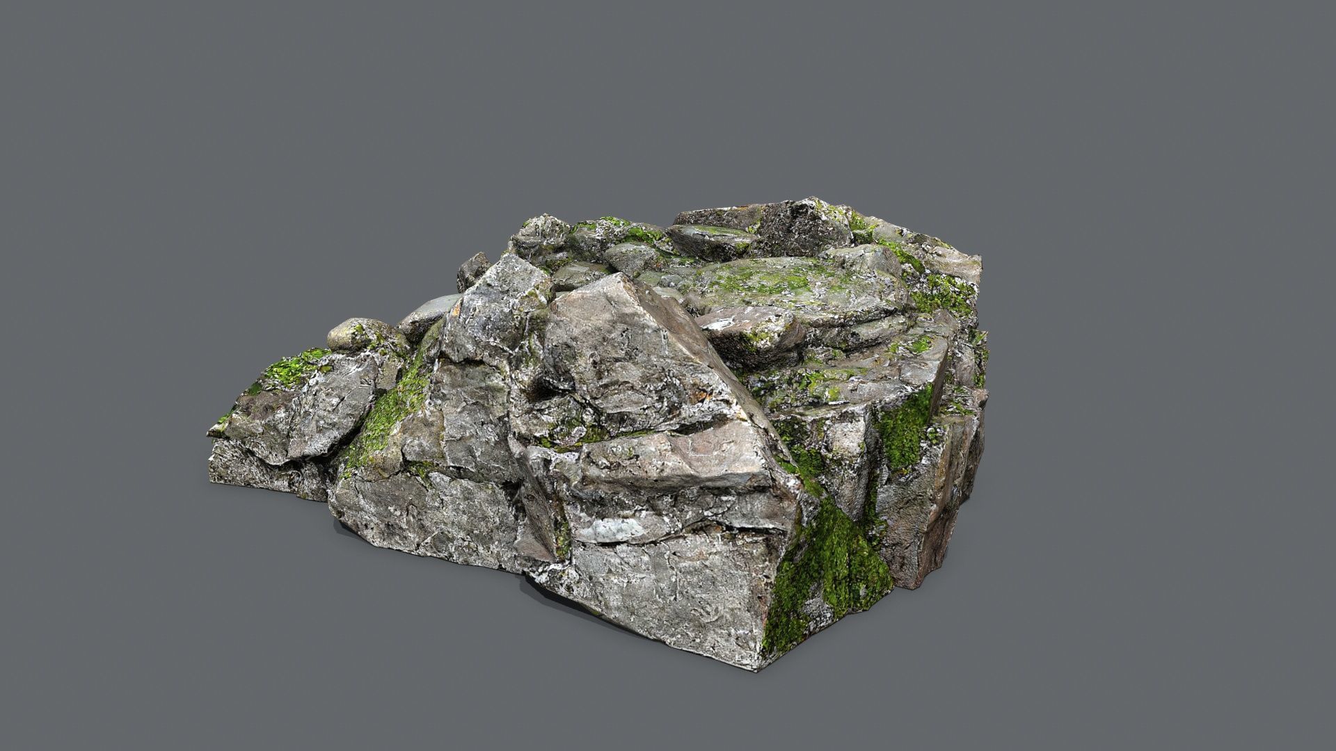 old temple Low-poly 3D model_4