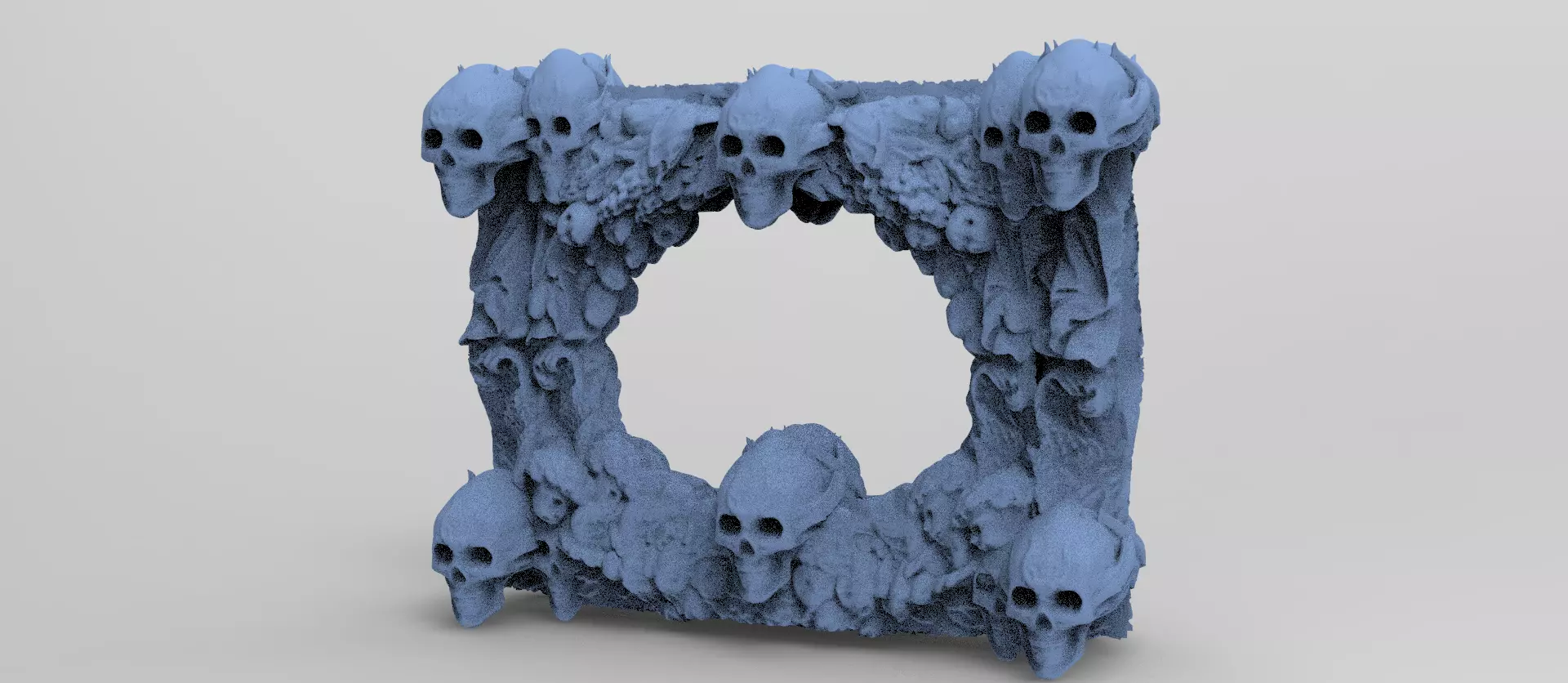 Catacombs of France gateway wall 3D model