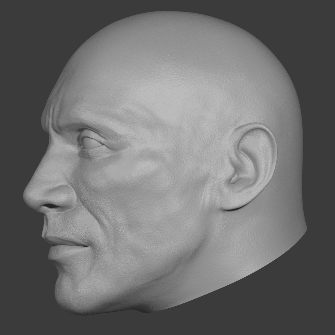 Dwayne Johnson - The Rock  3D print model_5