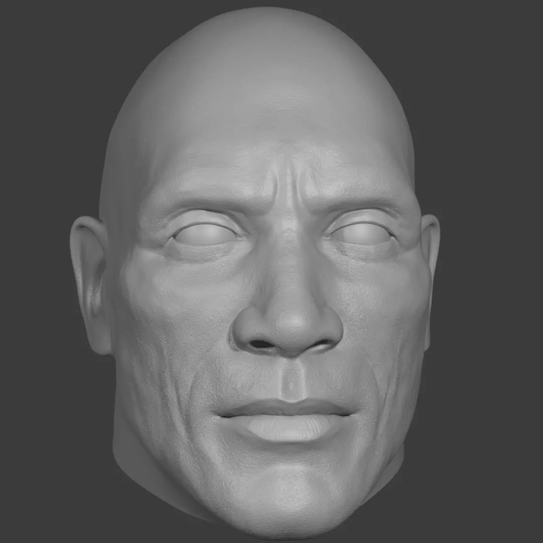 Dwayne Johnson - The Rock  3D print model_0