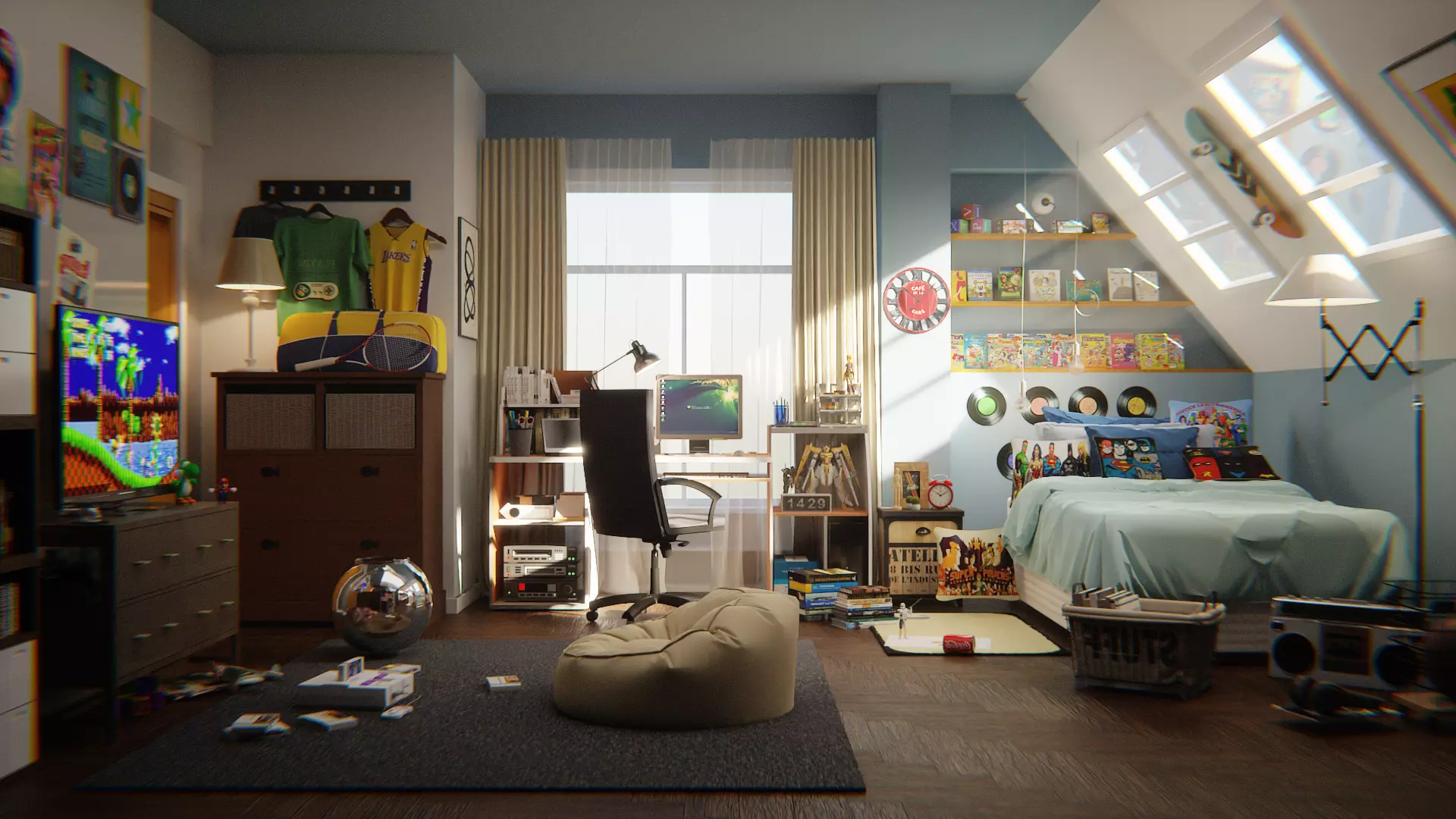 kidsroom 3D model_0