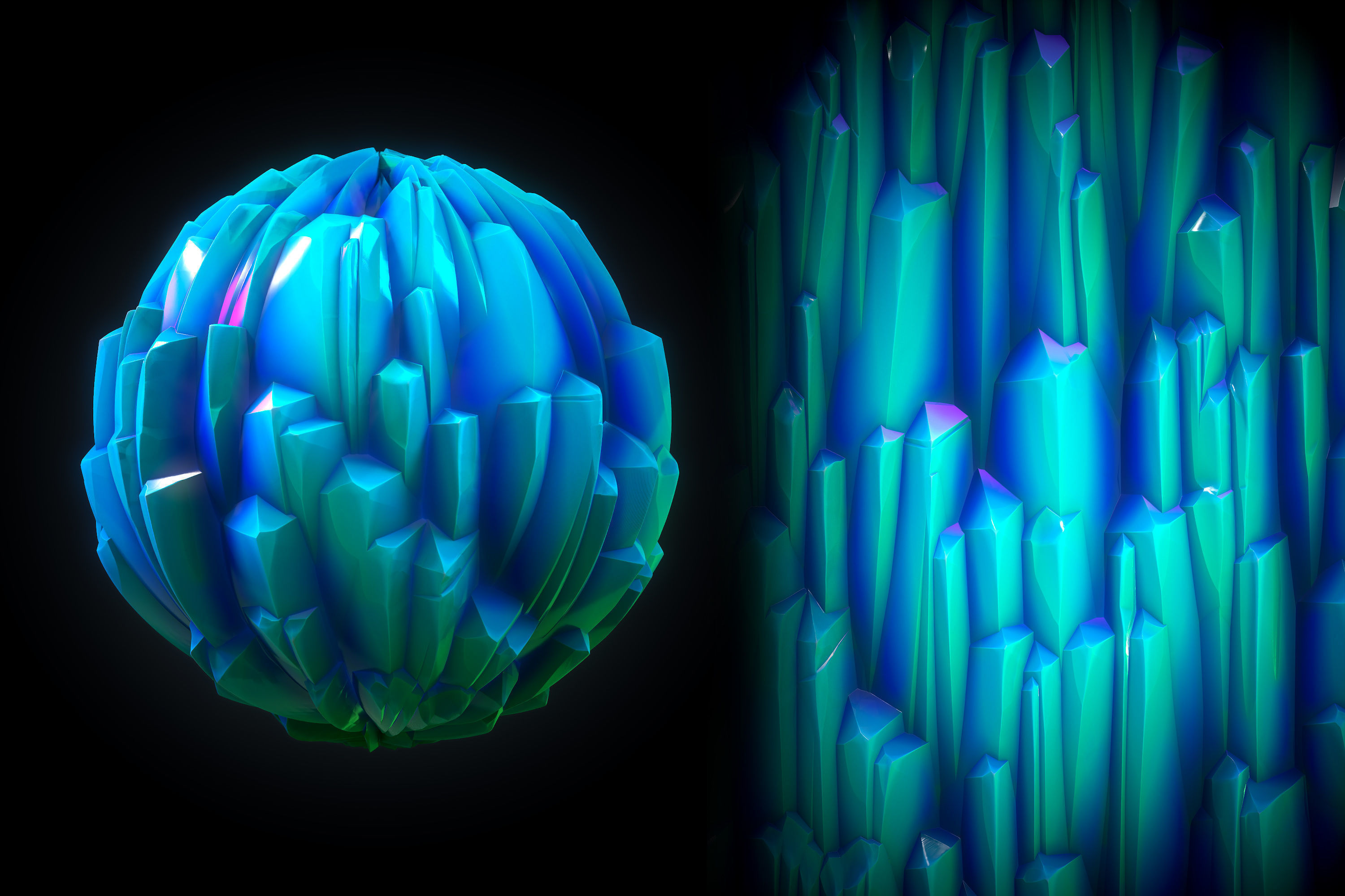 Crystal - VOL 02 - substance designer Texture_1