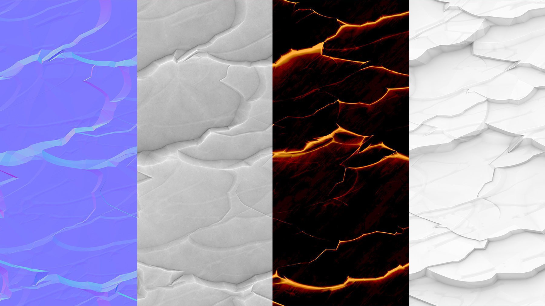 magma rock Stylized - VOL 01 - substance designer Texture_3