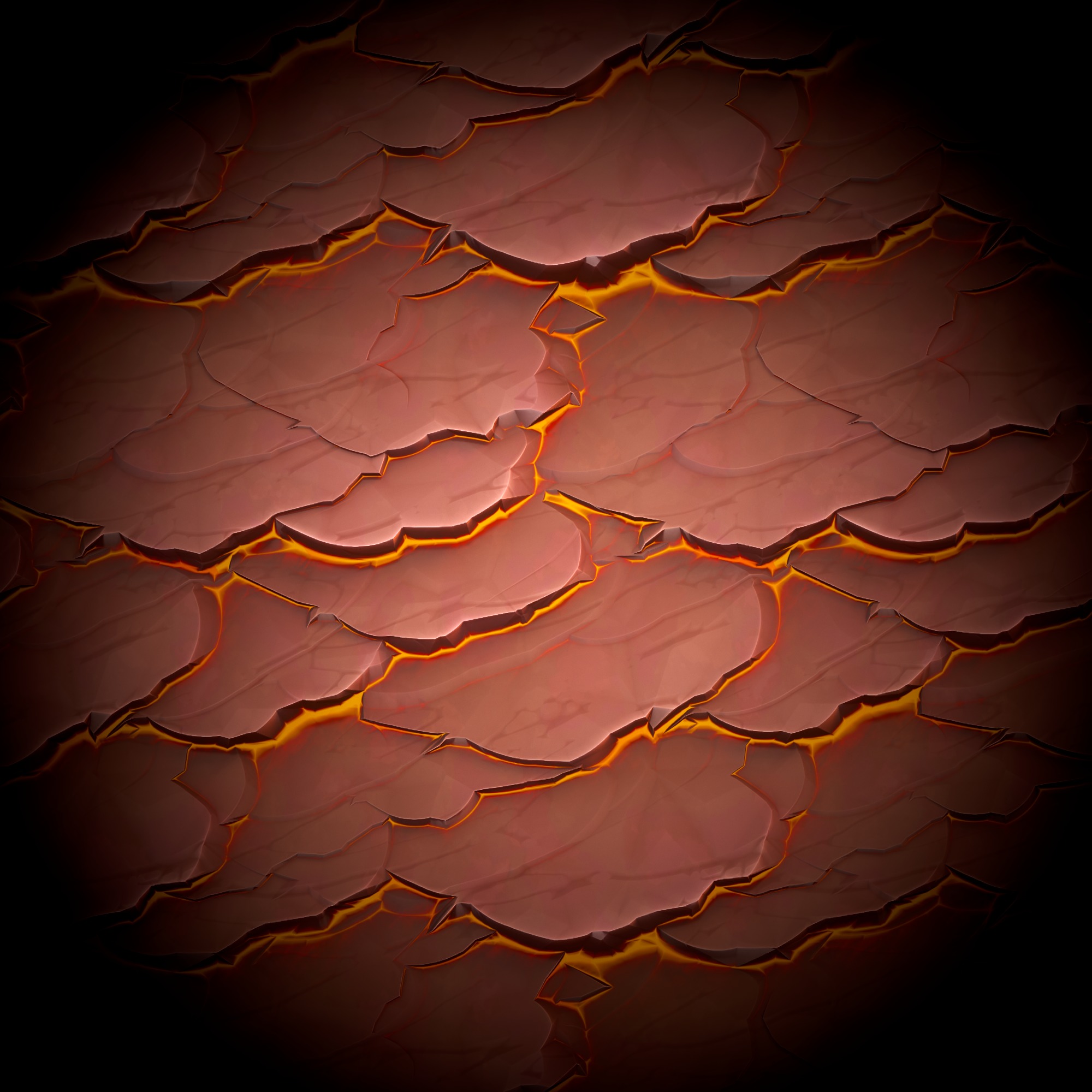 magma rock Stylized - VOL 01 - substance designer Texture_1