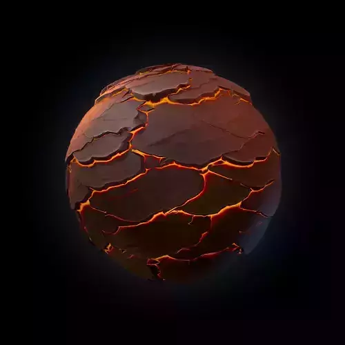 magma rock Stylized - VOL 01 - substance designer