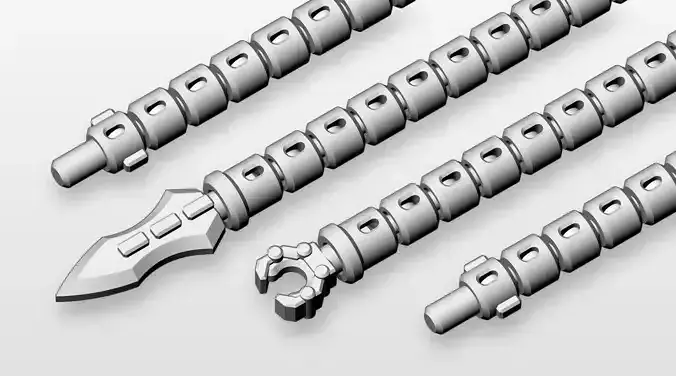 Dreadacle Tentacles for TF Prime DREAD Vehicon 3D print model