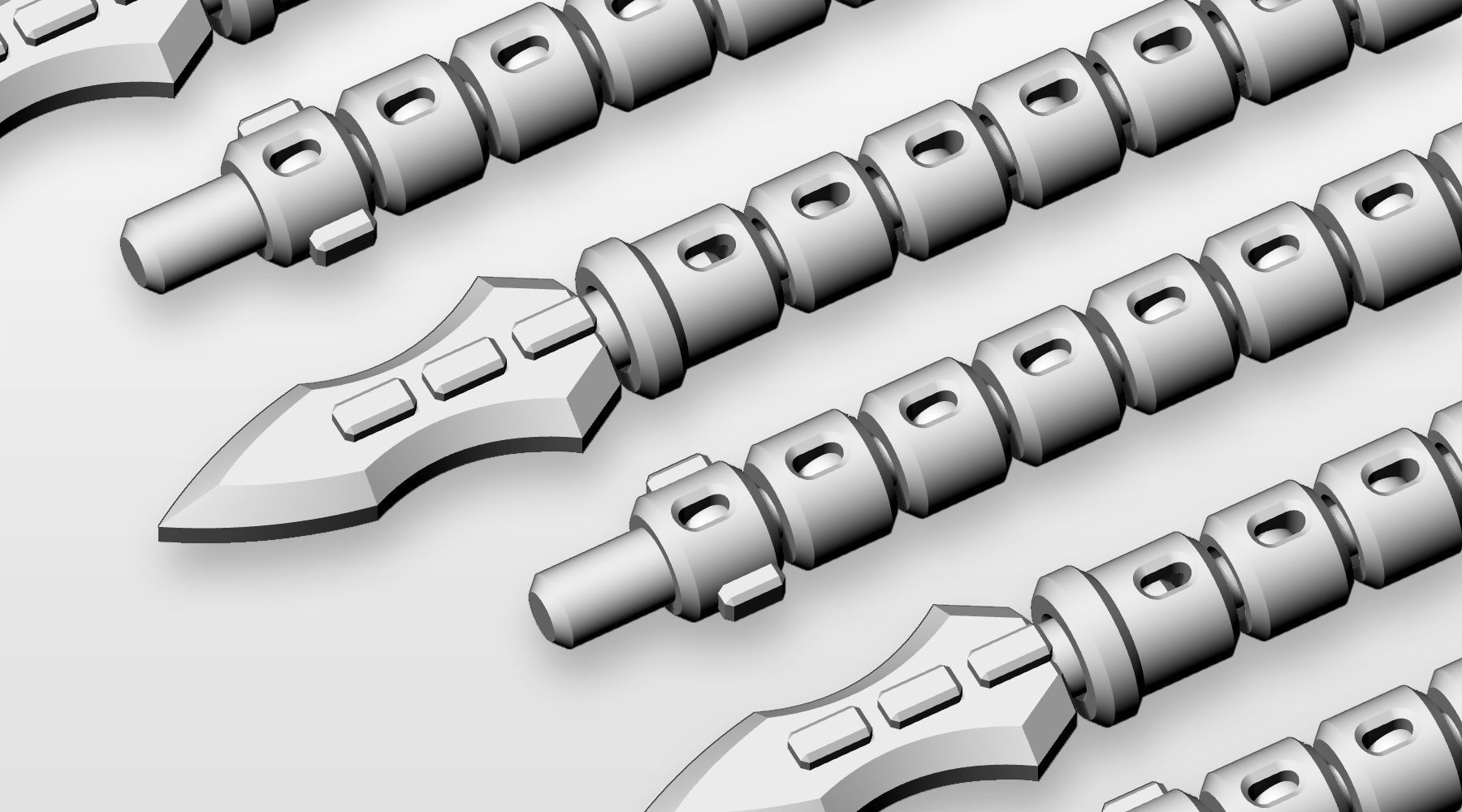 Dreadacle Tentacles for TF Prime DREAD Vehicon 3D print model_1