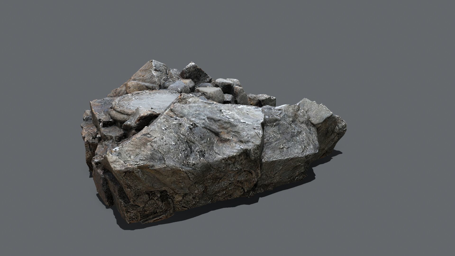 old temple Low-poly 3D model_4