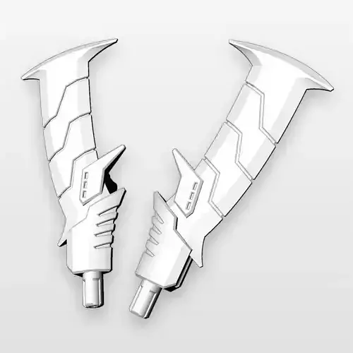 Sickle Sword Accessories for TF Prime DREAD Vehicon 3D print model