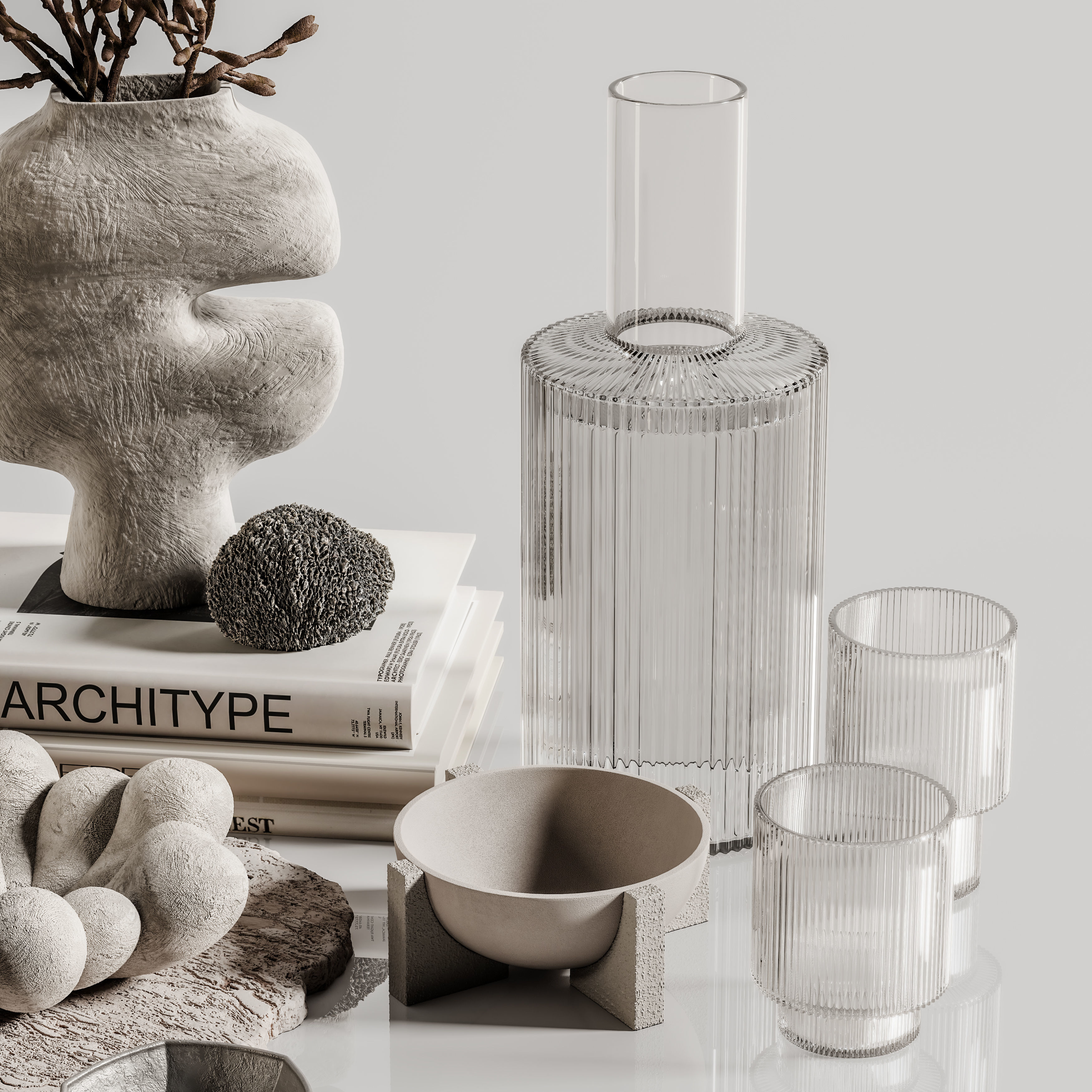 decorative set 114 3D model_3