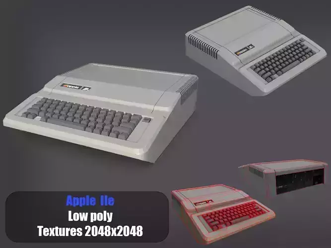 Apple 2e computer