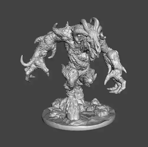 WENDIGO WOOD SPIRIT ABOMINATION MINIATURE MODEL FANTASY GAME RPG 3D print model