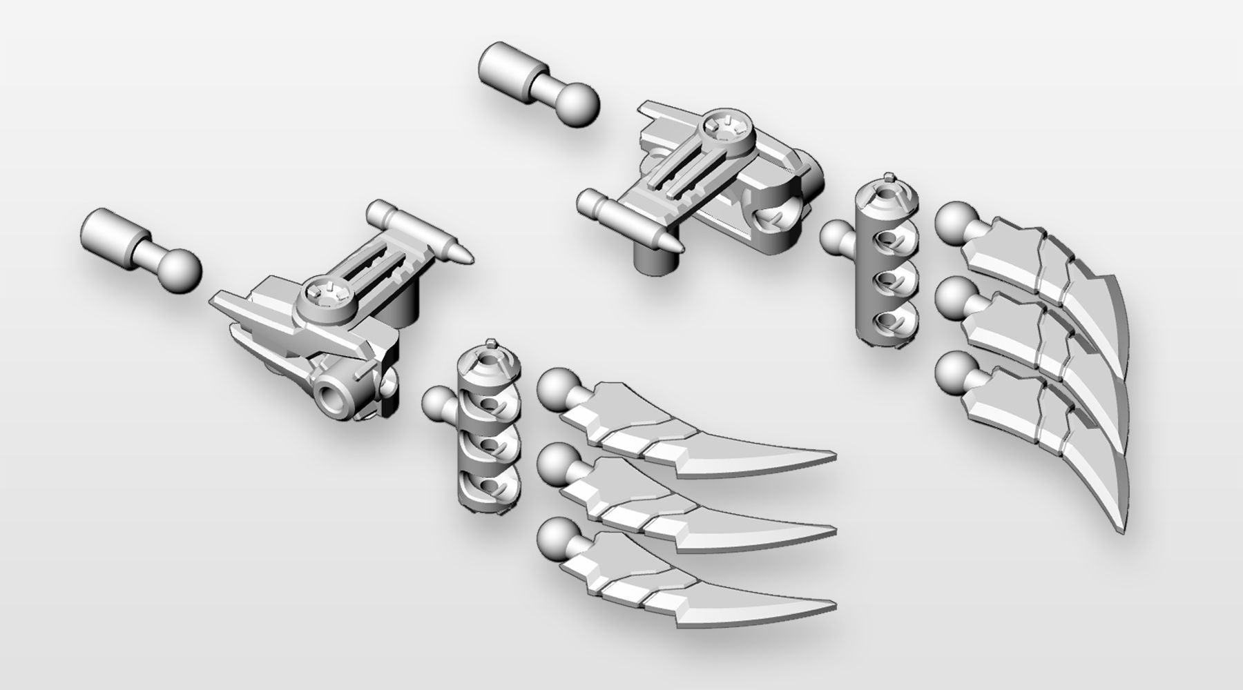 Slicer Claw Accessories for TF Prime DREAD Vehicon 3D print model_1