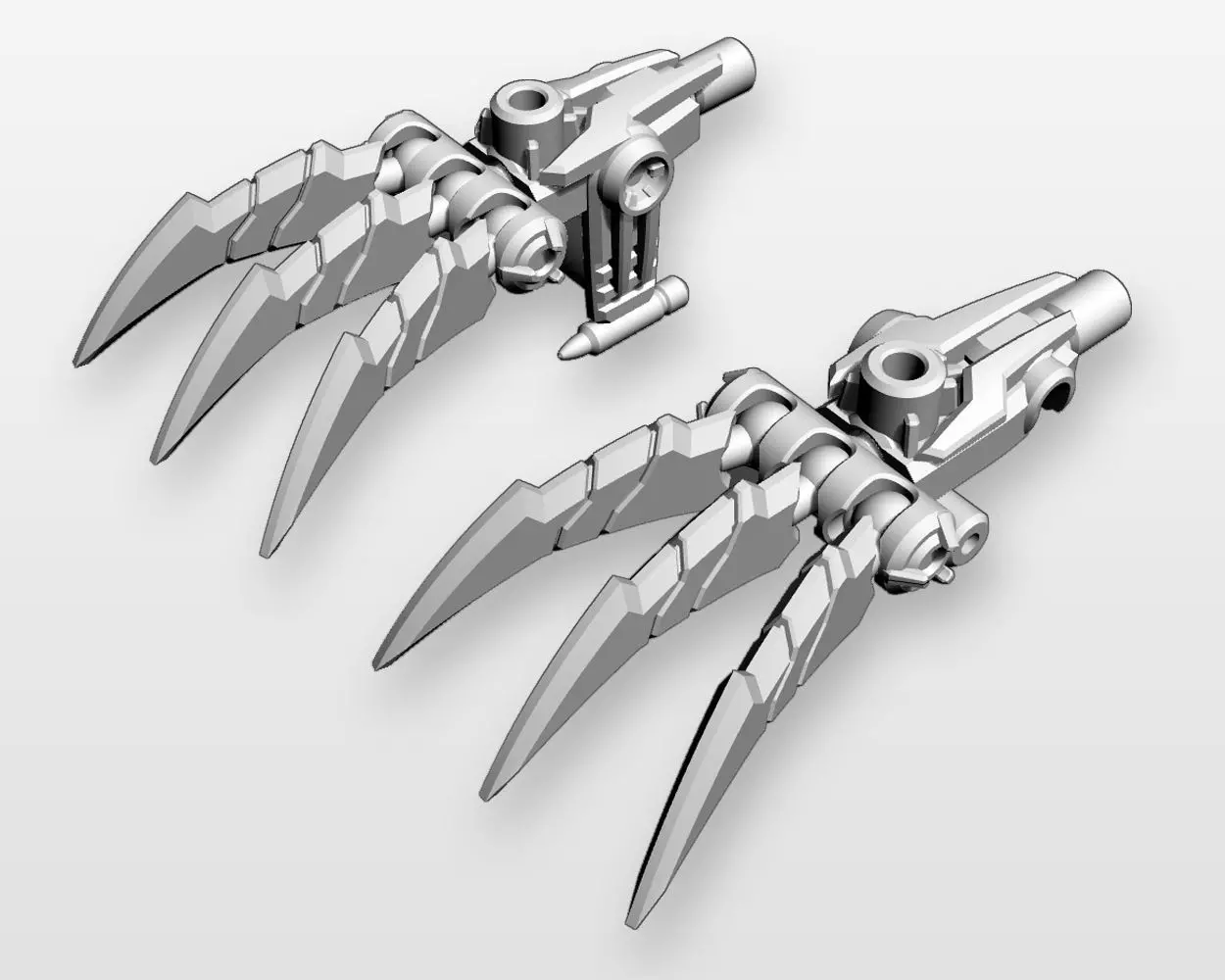 Slicer Claw Accessories for TF Prime DREAD Vehicon 3D print model_0