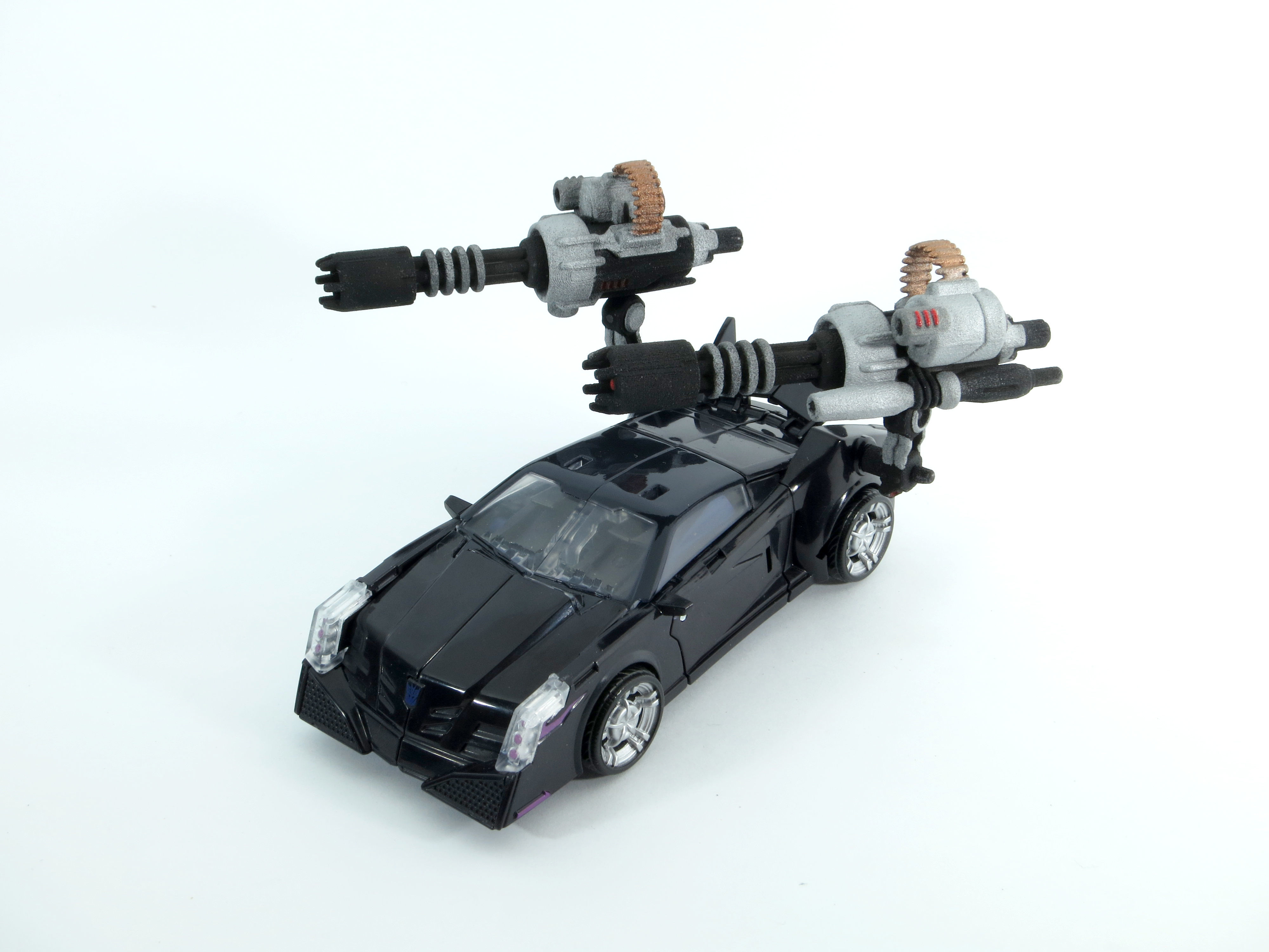 Suppressor Minigun Accessories for TF Prime Vehicon 3D print model_8