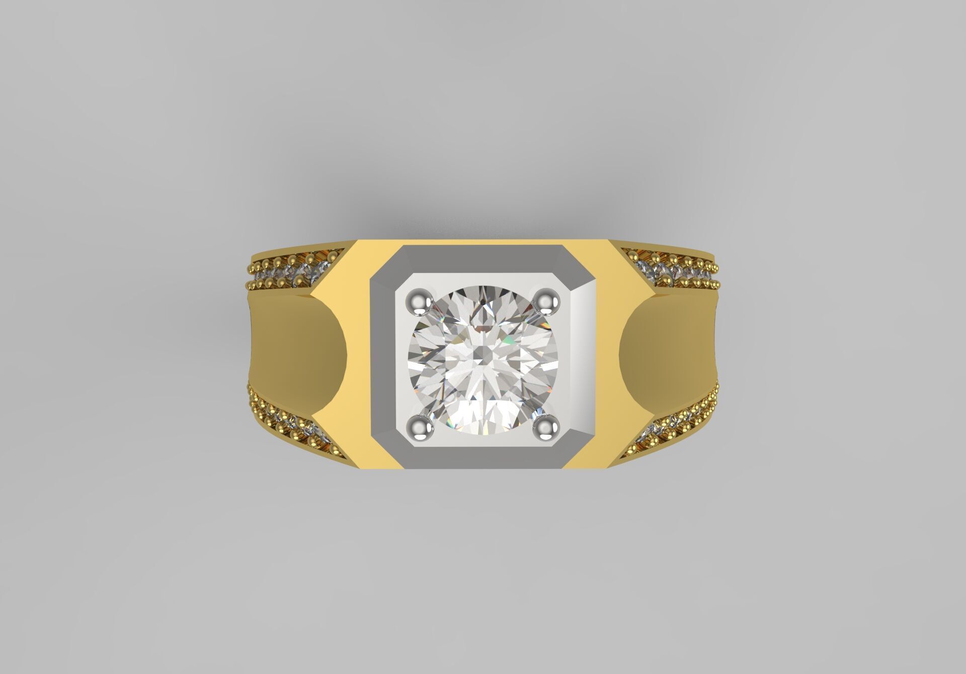 man ring  mr0038 3D print model_22