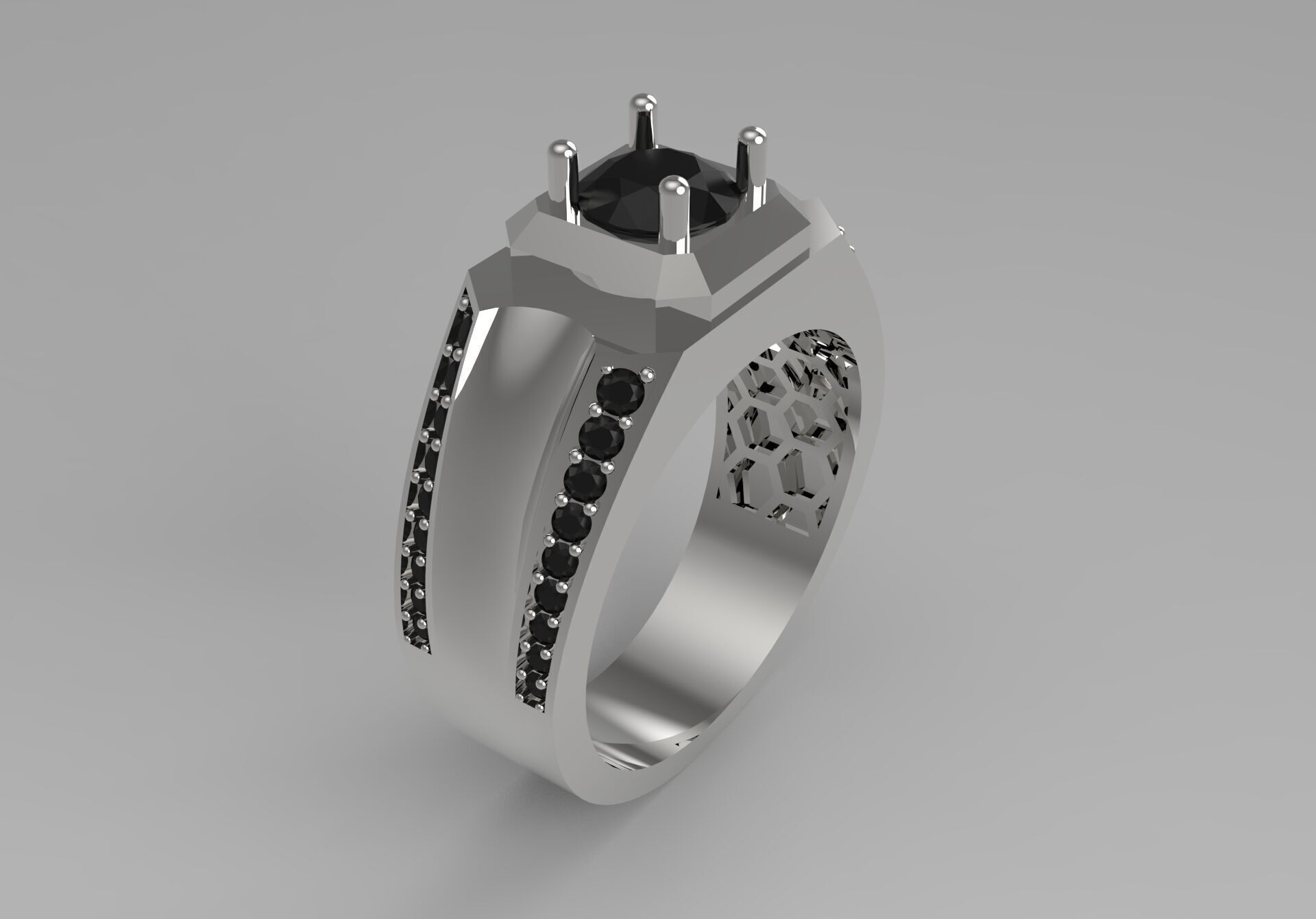 man ring  mr0038 3D print model_23