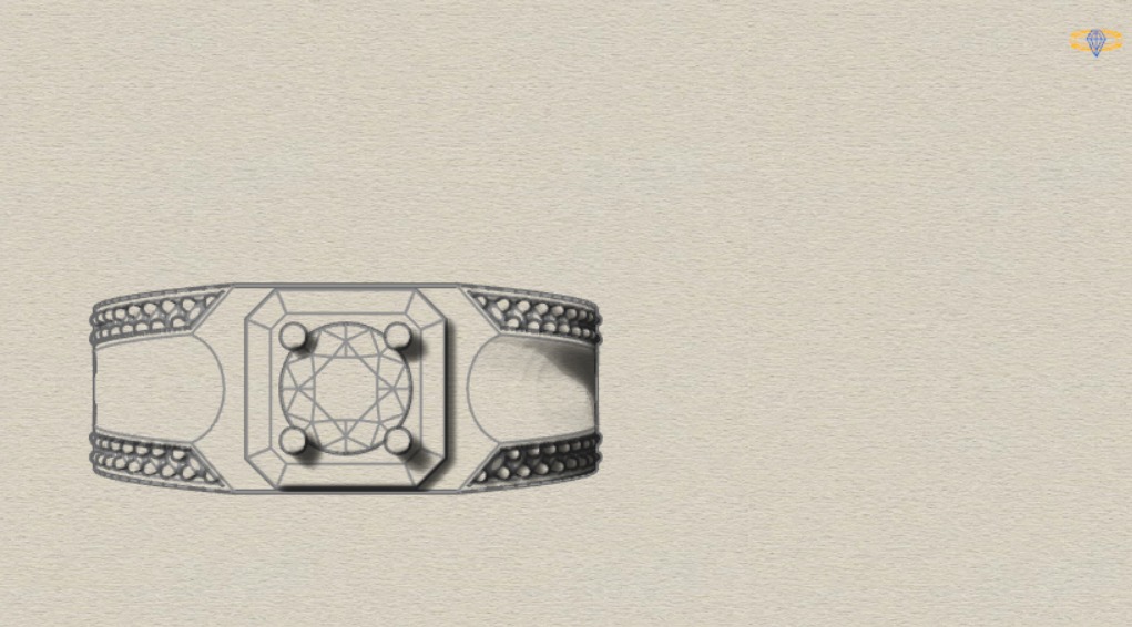 man ring  mr0038 3D print model_10