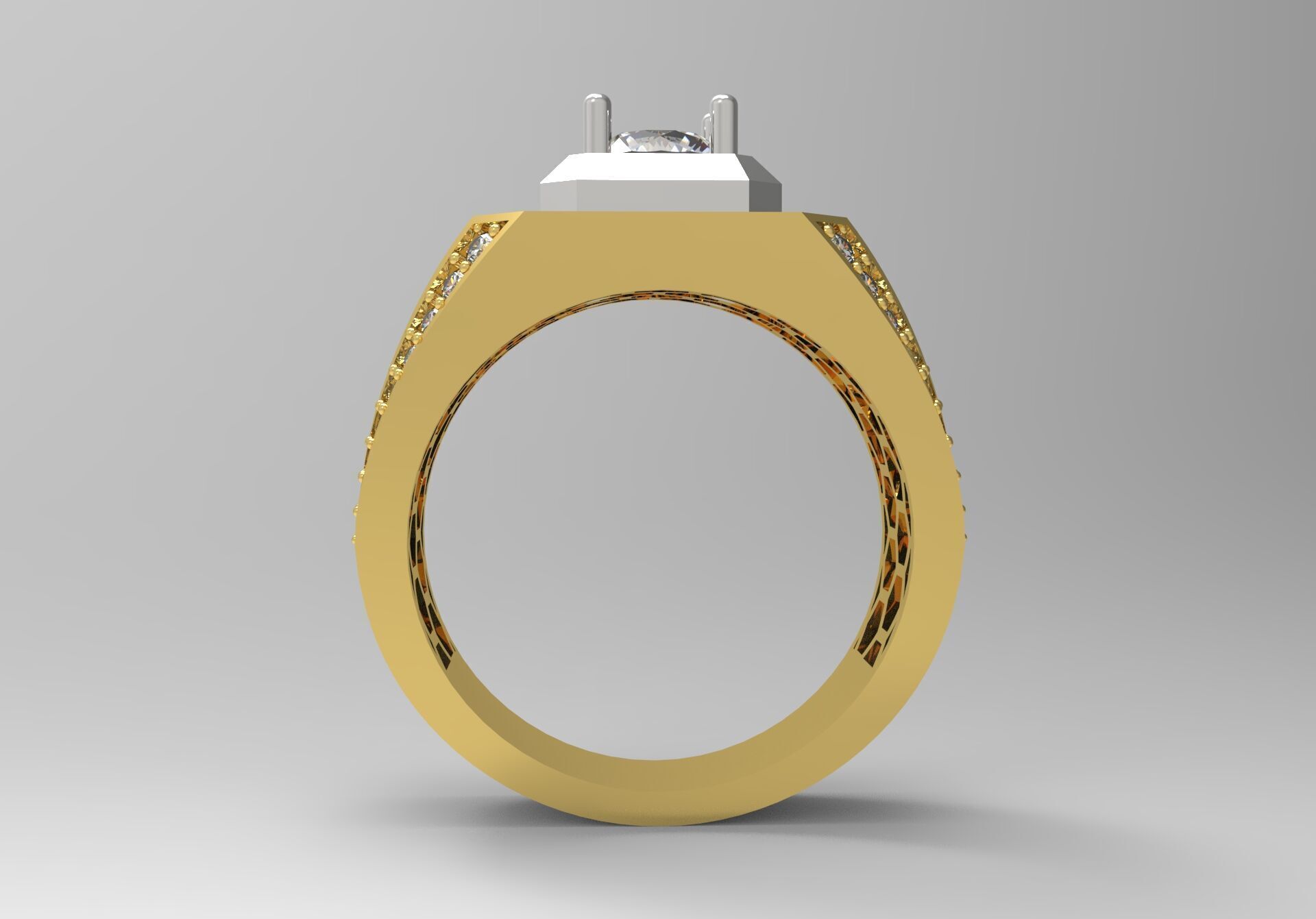 man ring  mr0038 3D print model_20