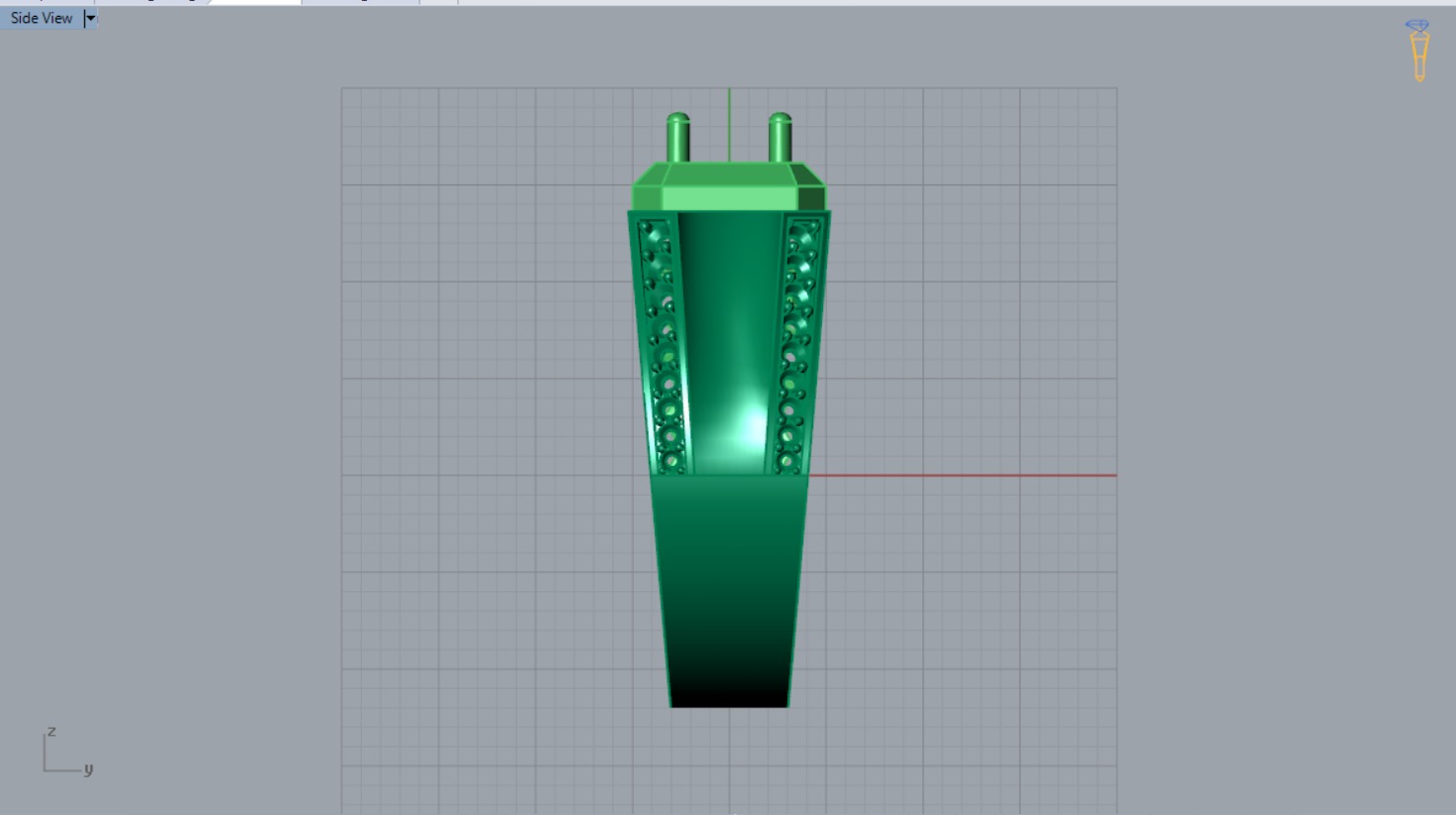 man ring  mr0038 3D print model_17
