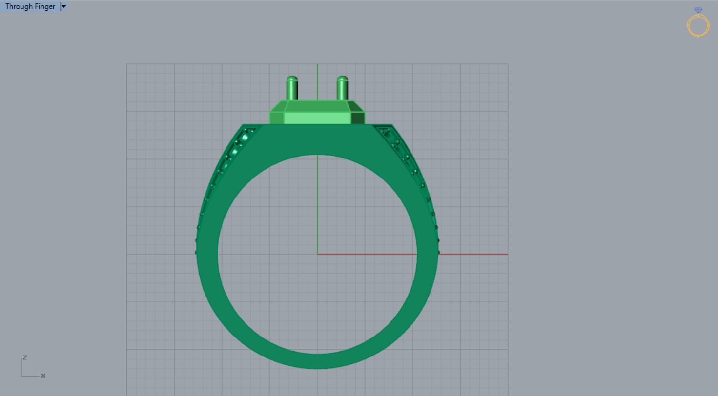man ring  mr0038 3D print model_16