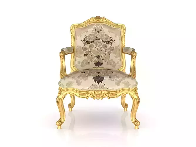 Beige classic armchair by Modenese