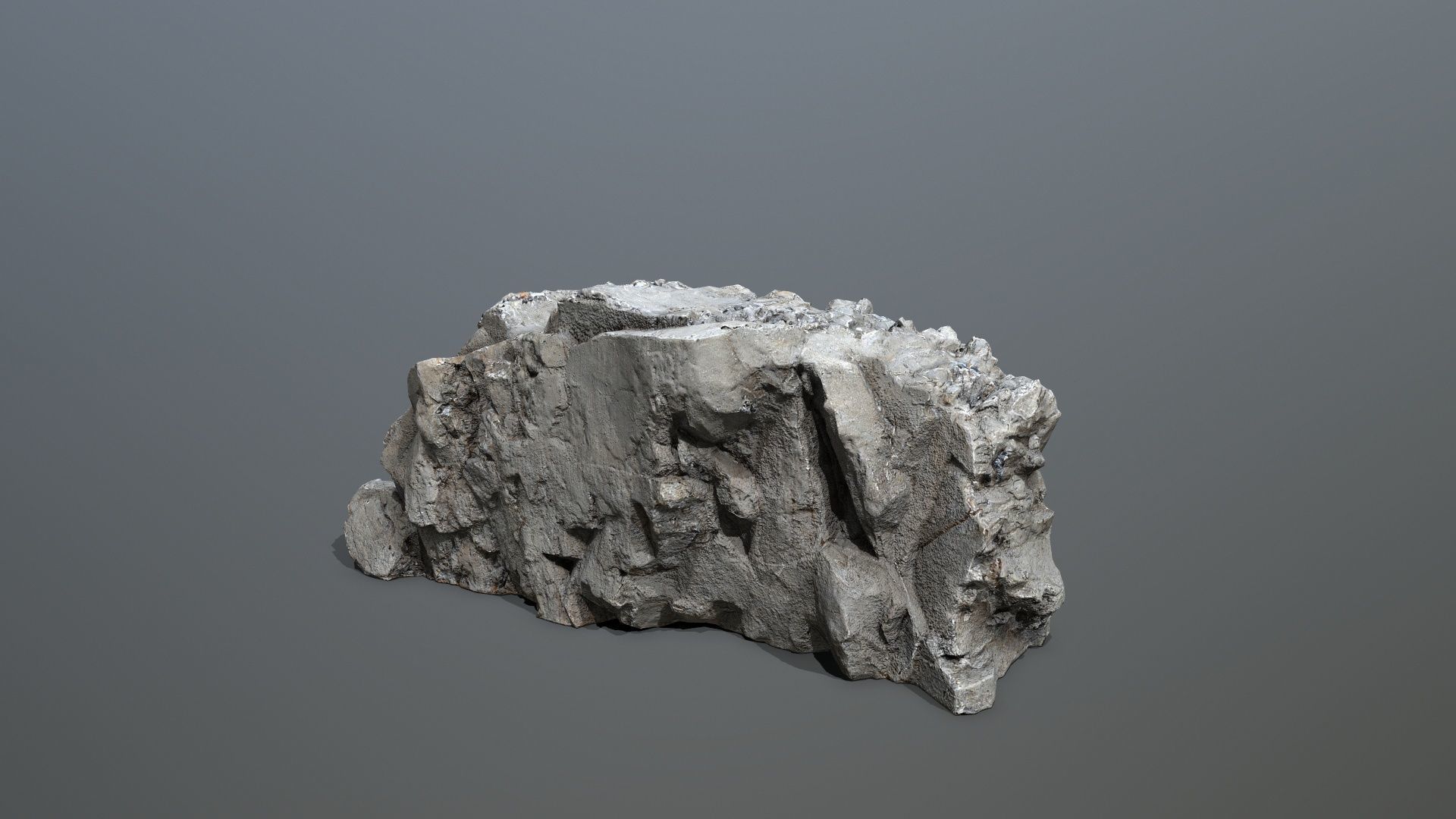 Mountain Low-poly 3D model_14