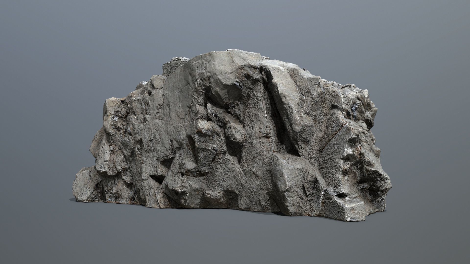 Mountain Low-poly 3D model_4