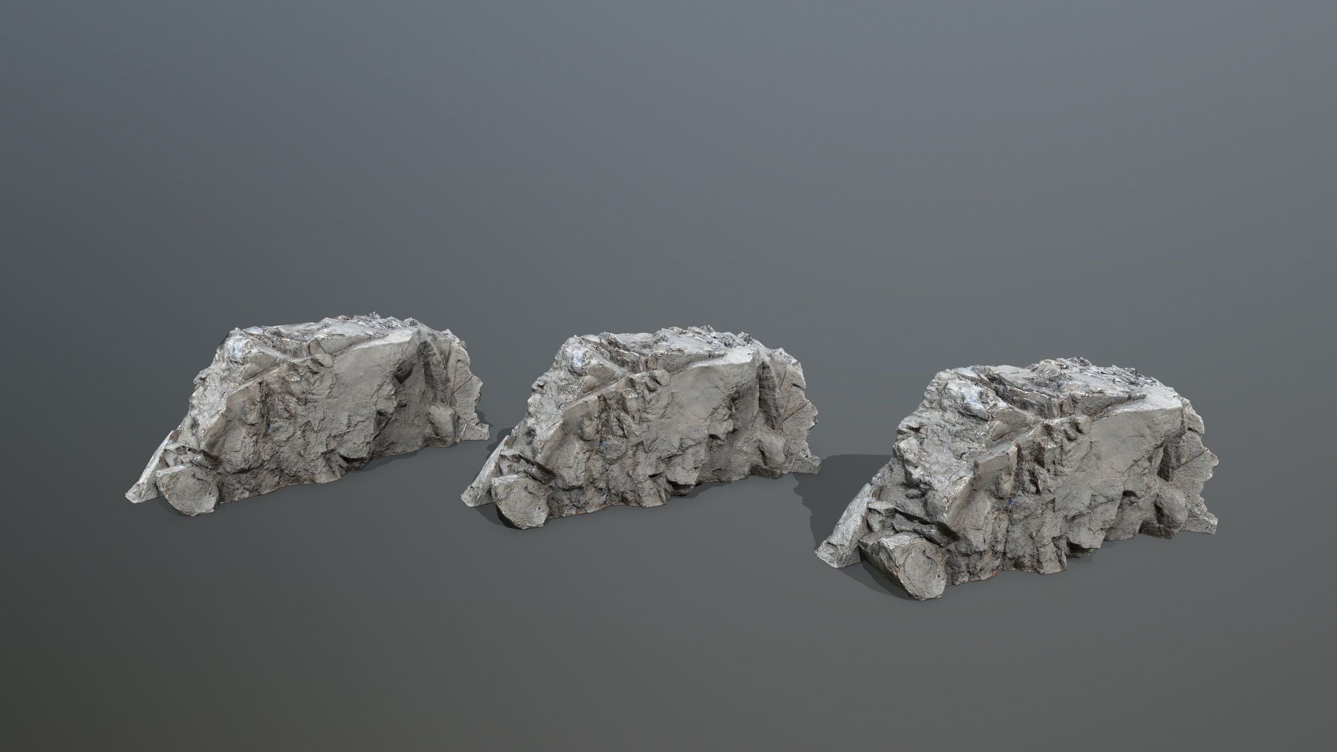 Mountain Low-poly 3D model_15