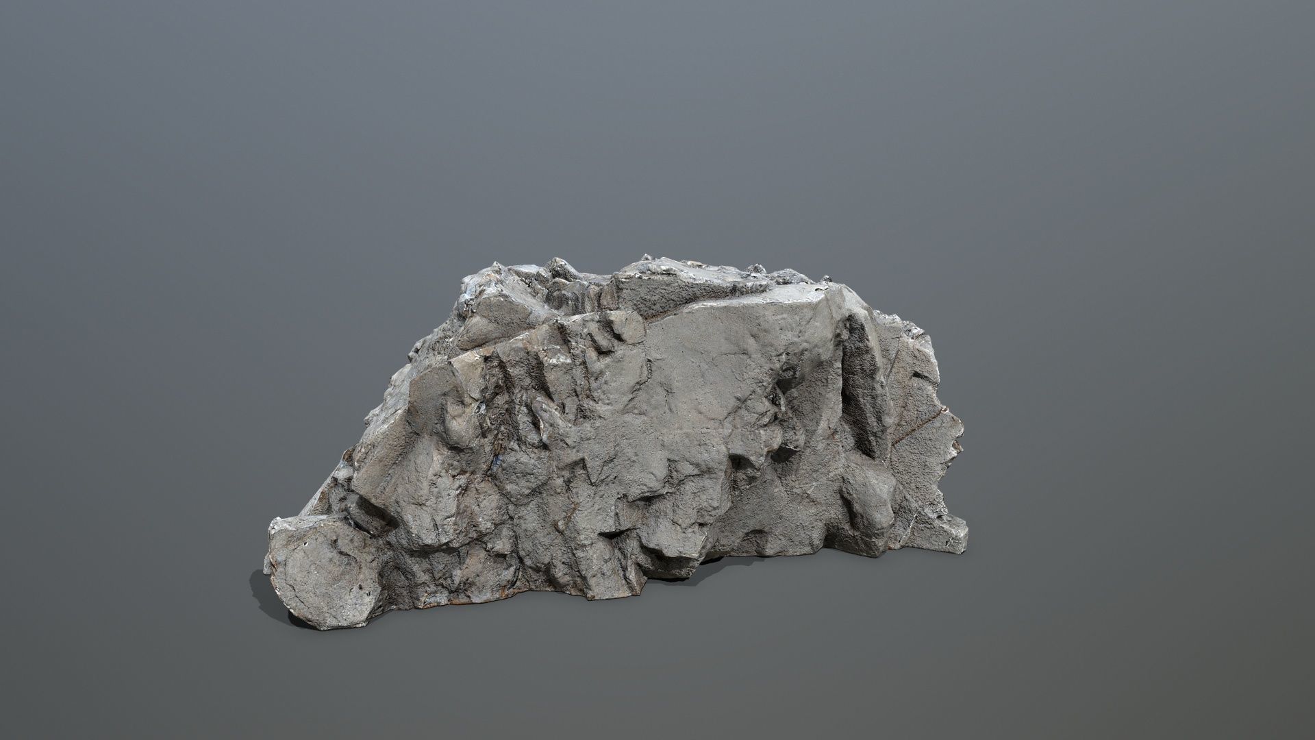 Mountain Low-poly 3D model_13