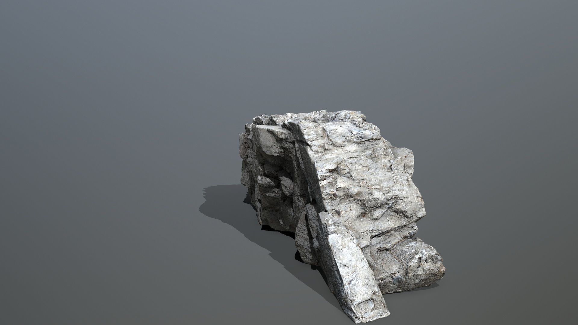 Mountain Low-poly 3D model_11