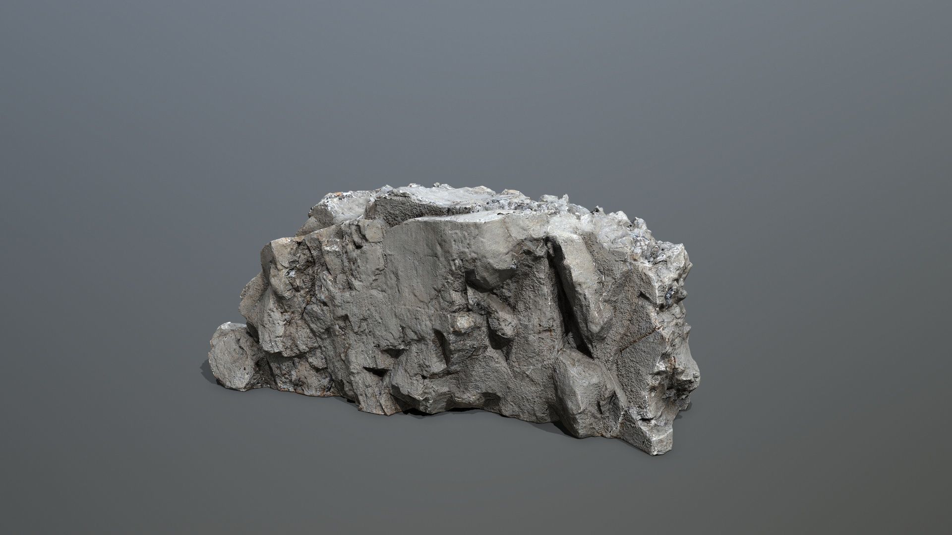 Mountain Low-poly 3D model_5
