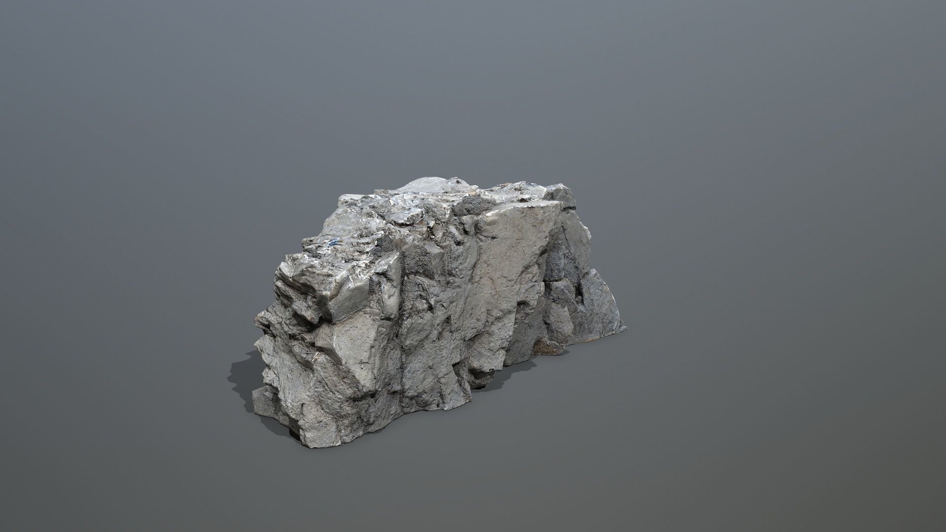 Mountain Low-poly 3D model_8