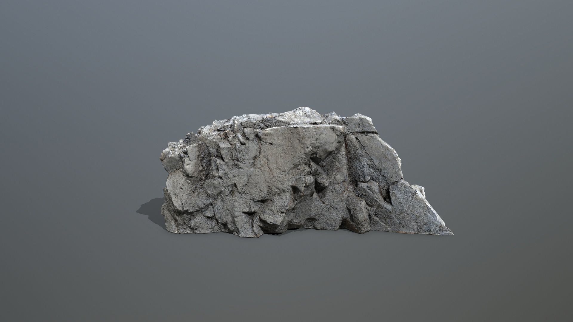 Mountain Low-poly 3D model_9