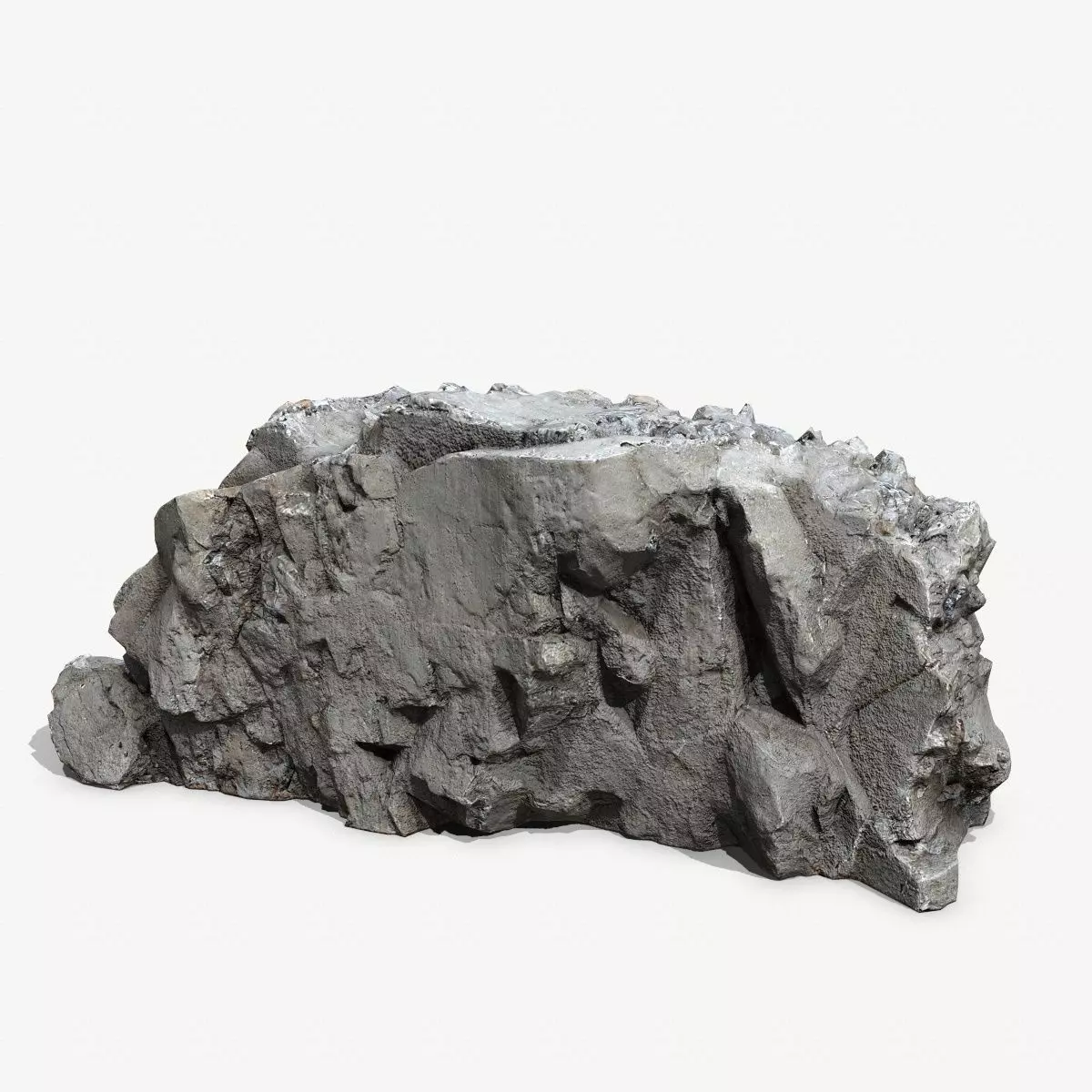 Mountain Low-poly 3D model_0