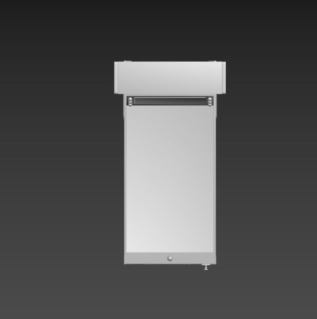 Pinball machine Low-poly 3D model_9